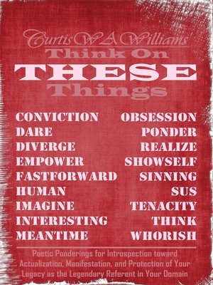cover image of Think On THESE Things